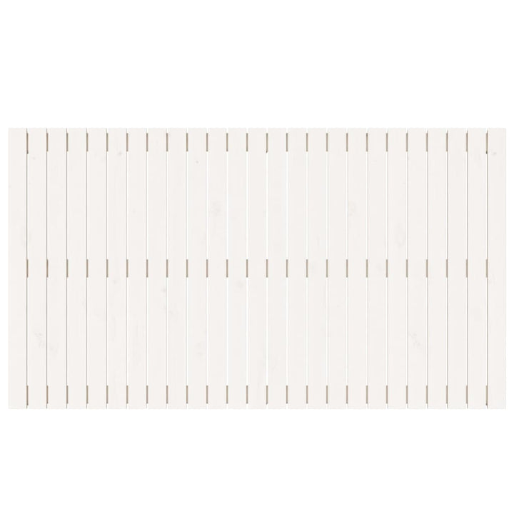 sengegavl 159,5x3x90 cm massivt fyrretræ hvid