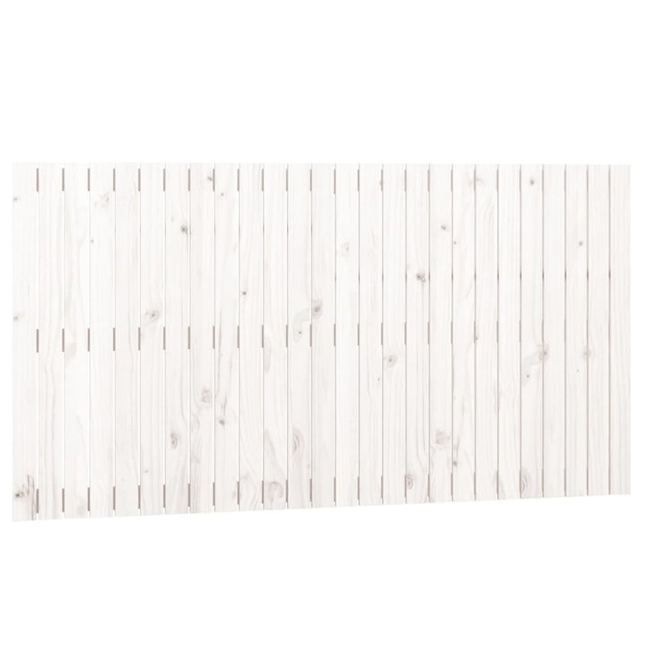 sengegavl 166x3x90 cm massivt fyrretræ hvid