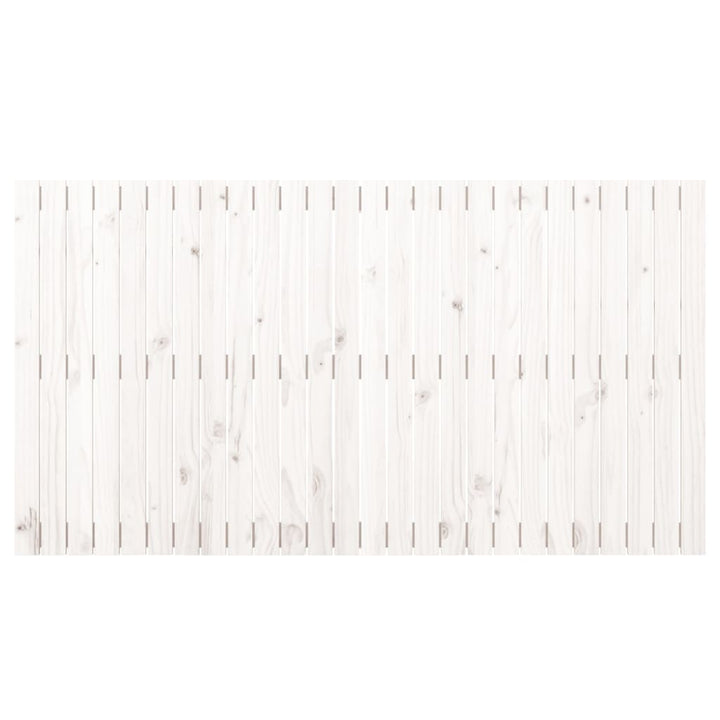 sengegavl 166x3x90 cm massivt fyrretræ hvid