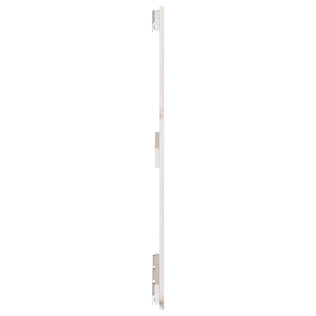 sengegavl 166x3x90 cm massivt fyrretræ hvid