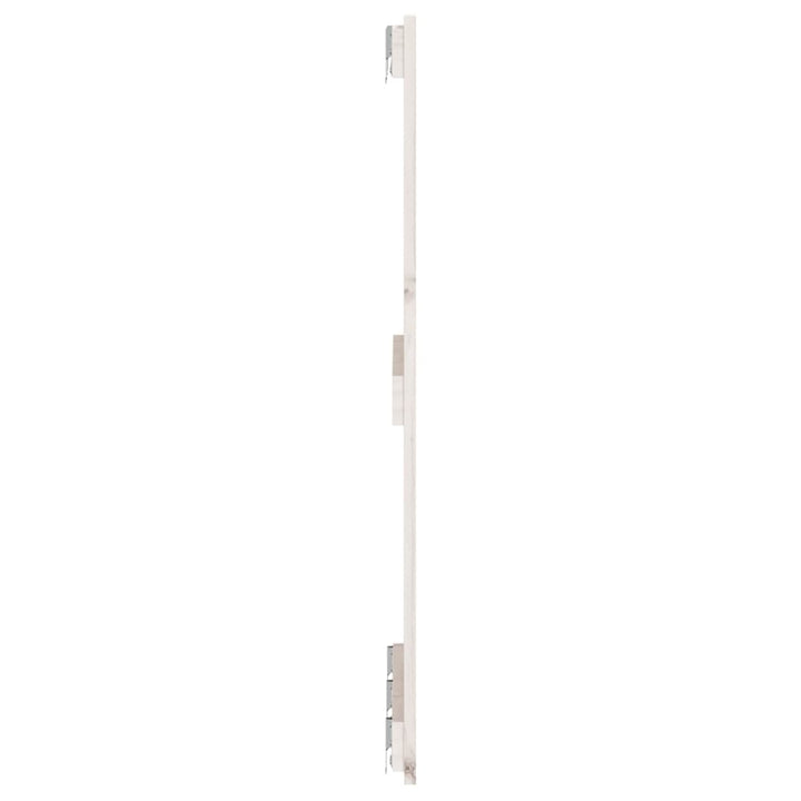 sengegavl 166x3x90 cm massivt fyrretræ hvid