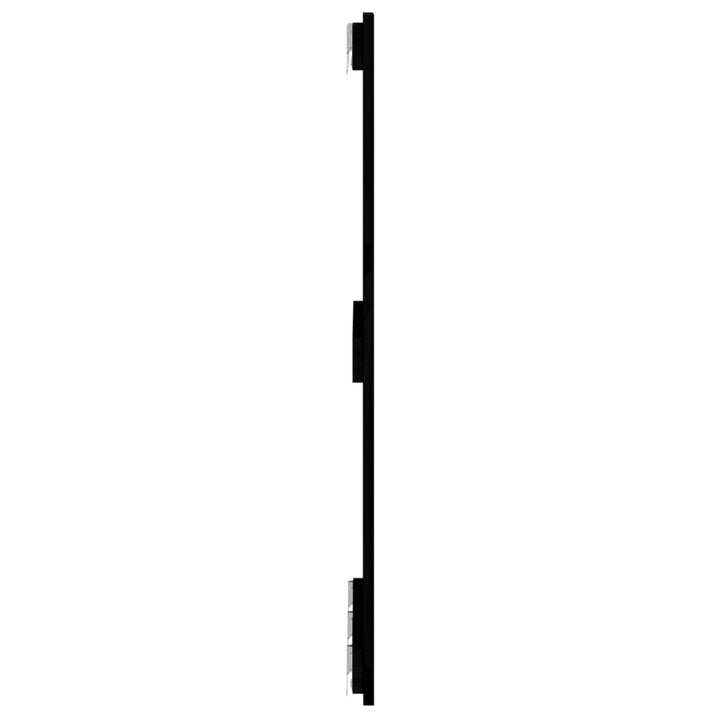 sengegavl 166x3x90 cm massivt fyrretræ sort