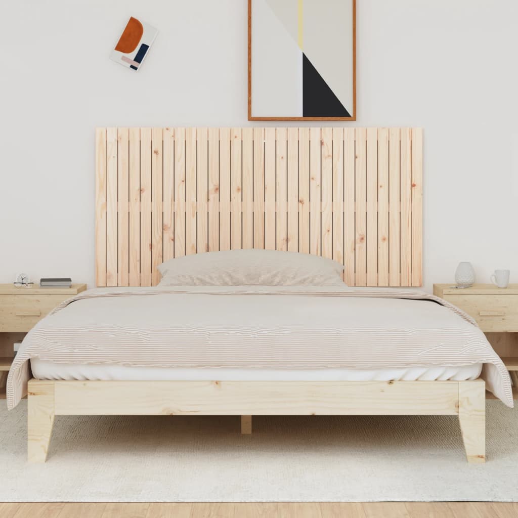 sengegavl 185x3x90 cm massivt fyrretræ