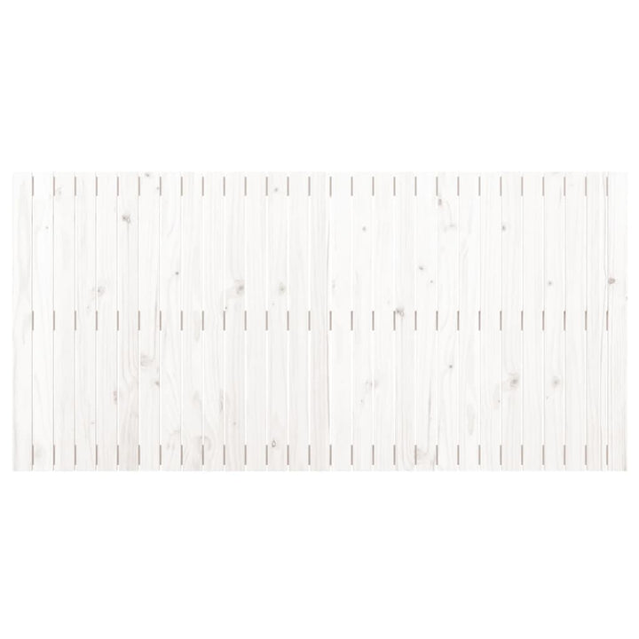 sengegavl 185x3x90 cm massivt fyrretræ hvid