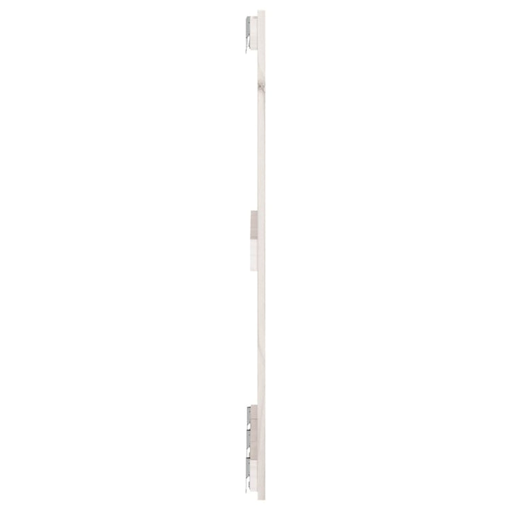 sengegavl 185x3x90 cm massivt fyrretræ hvid