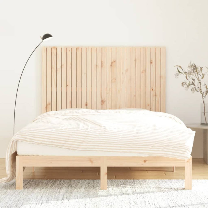 sengegavl 159,5x3x110 cm massivt fyrretræ