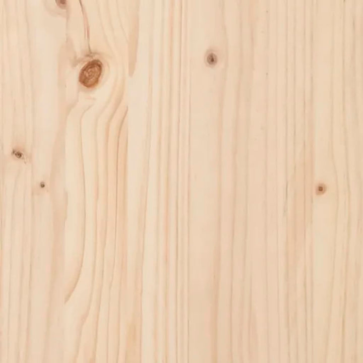 sengegavl 159,5x3x110 cm massivt fyrretræ