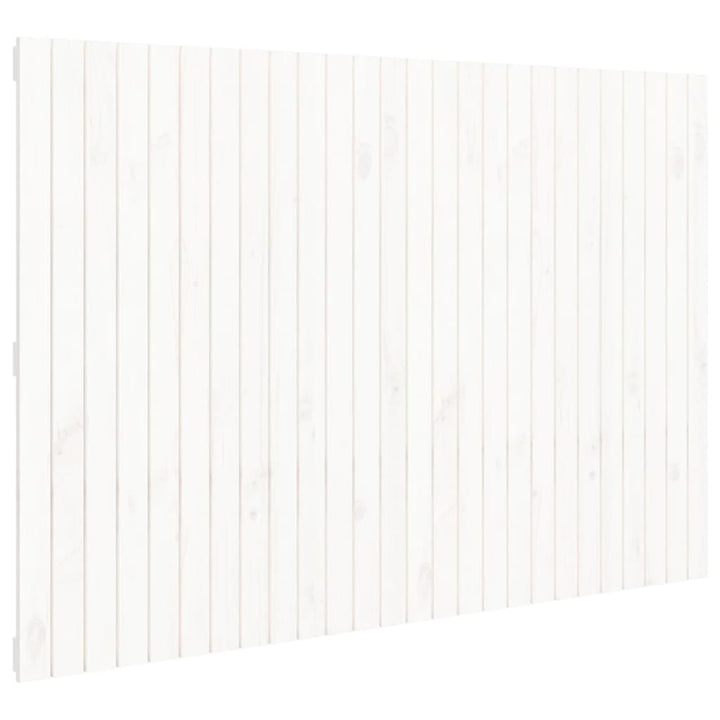 sengegavl 166x3x110 cm massivt fyrretræ hvid