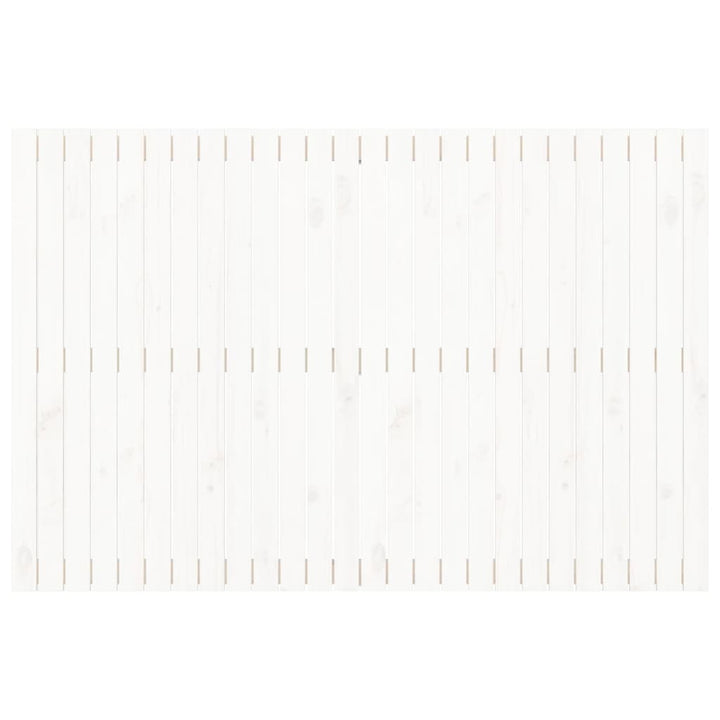 sengegavl 166x3x110 cm massivt fyrretræ hvid