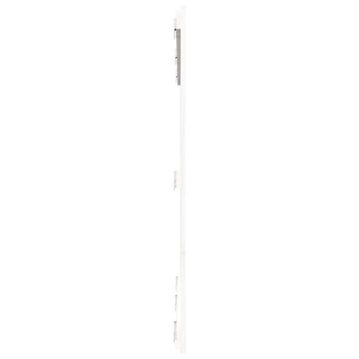 sengegavl 166x3x110 cm massivt fyrretræ hvid