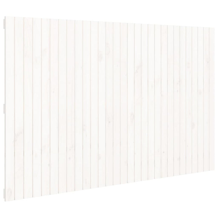 sengegavl 185x3x110 cm massivt fyrretræ hvid
