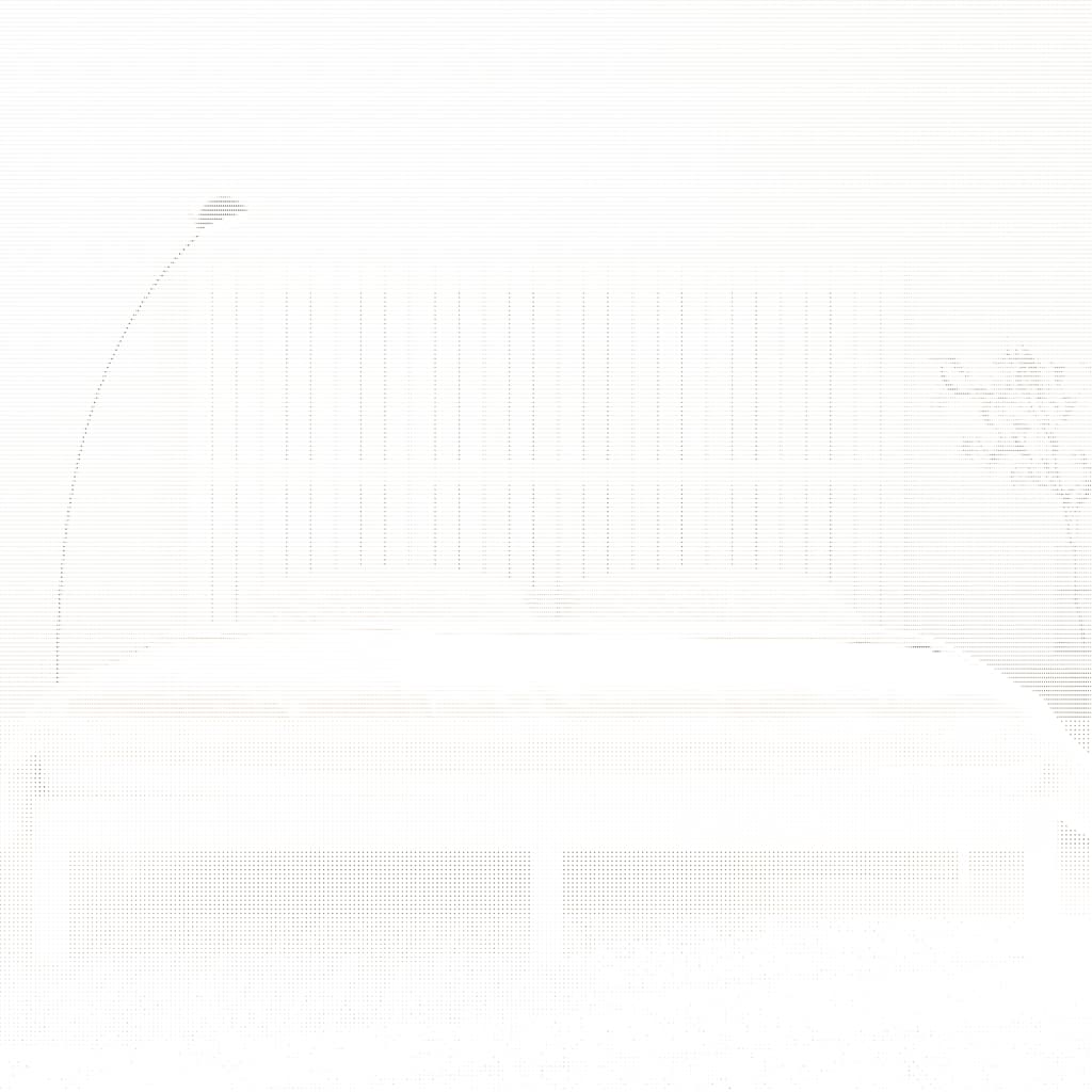 sengegavl 185x3x110 cm massivt fyrretræ hvid