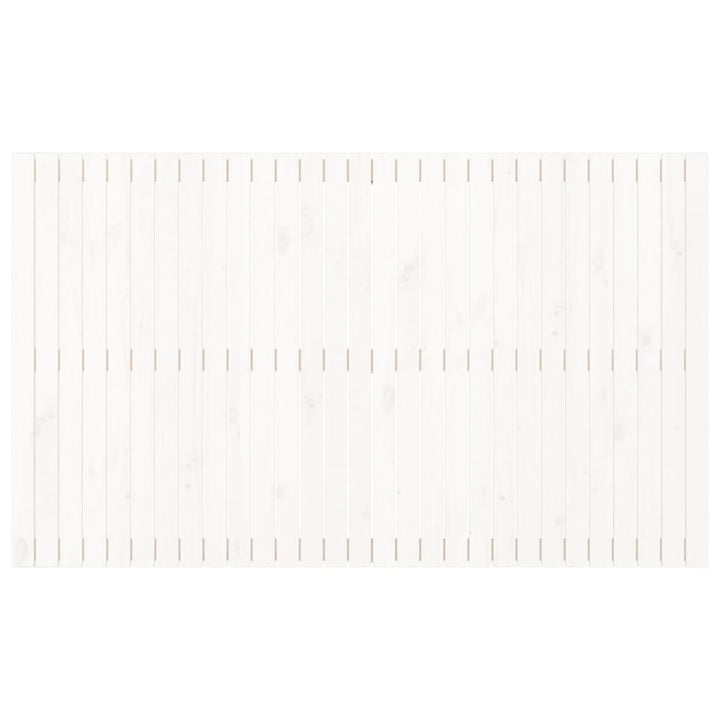 sengegavl 185x3x110 cm massivt fyrretræ hvid