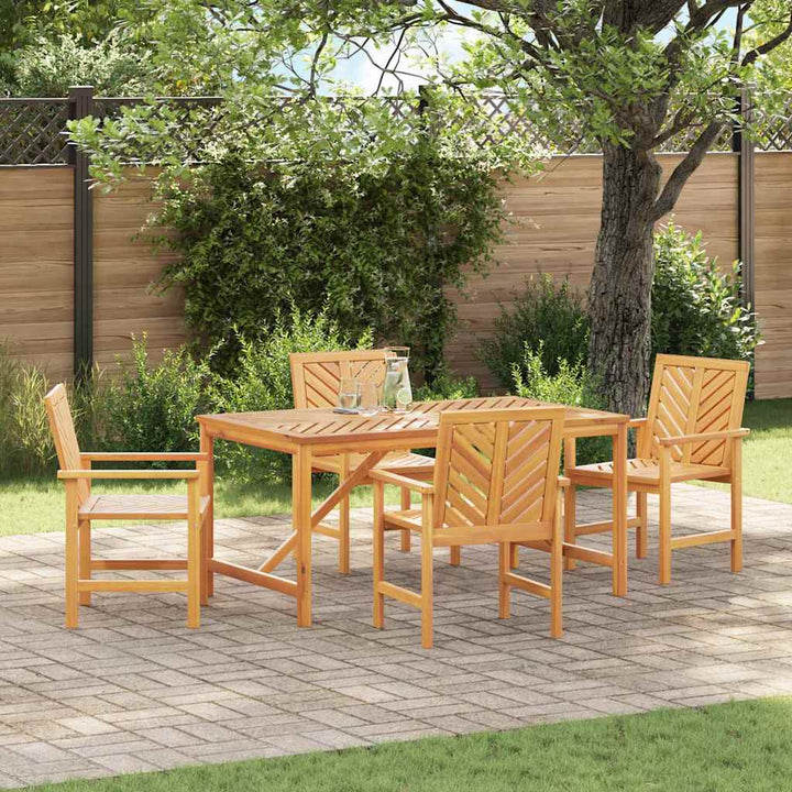 Have Spisebordssæt 5 pcs Brun 150 x 90 x 74 cm