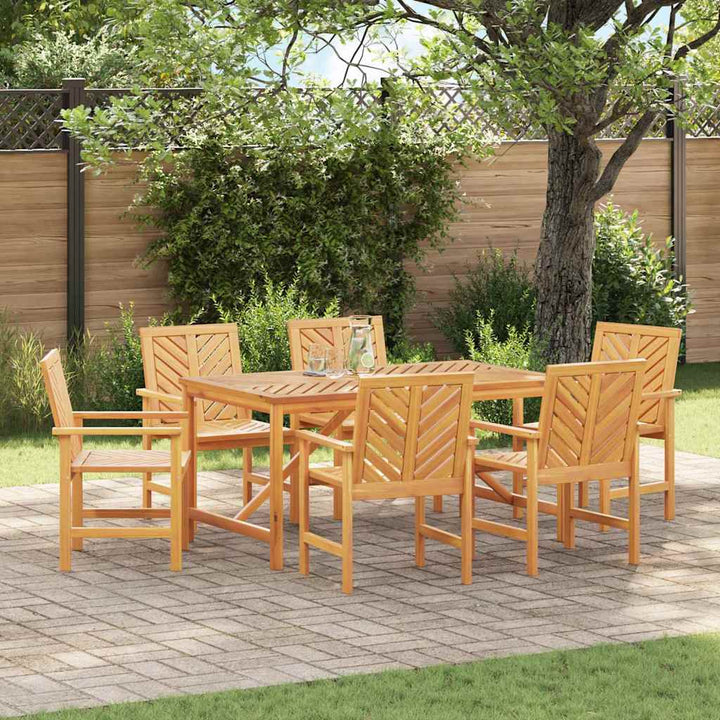 Have Spisebordssæt 7 pcs Brun 150 x 90 x 74 cm