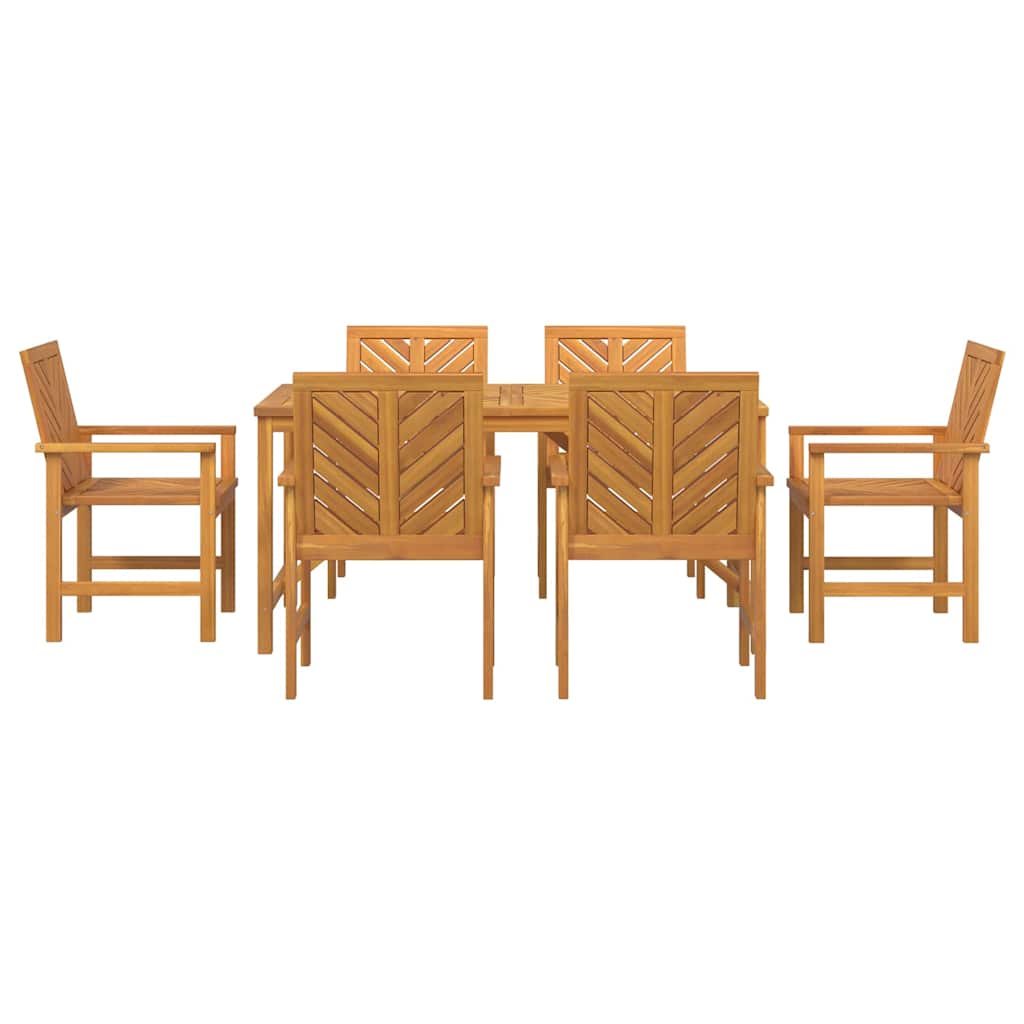 Have Spisebordssæt 7 pcs Brun 150 x 90 x 74 cm