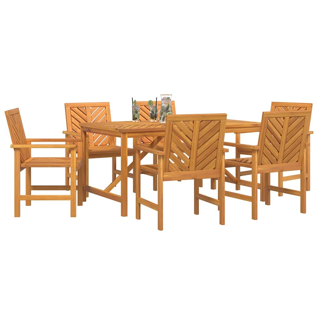 Have Spisebordssæt 7 pcs Brun 150 x 90 x 74 cm
