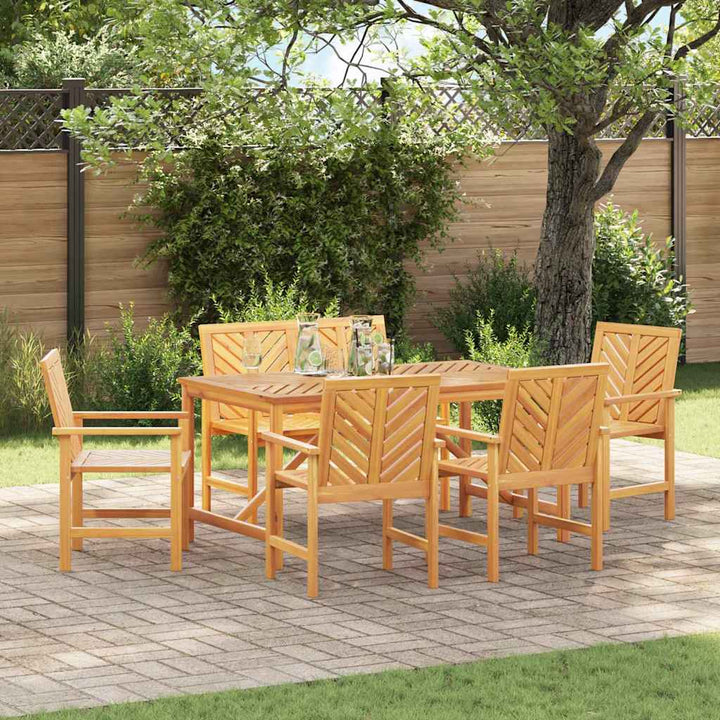 Have Spisebordssæt 6 pcs Brun 150 x 90 x 74 cm