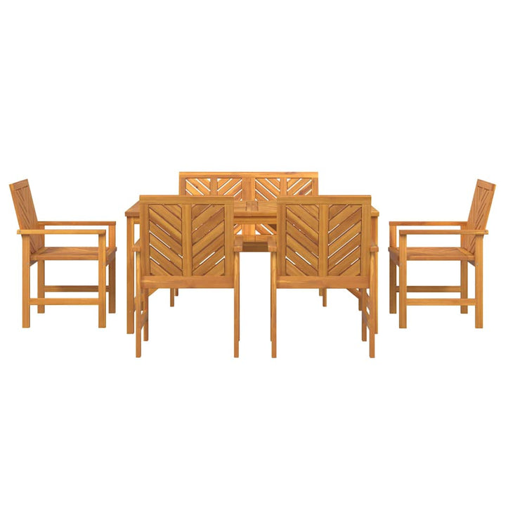 Have Spisebordssæt 6 pcs Brun 150 x 90 x 74 cm