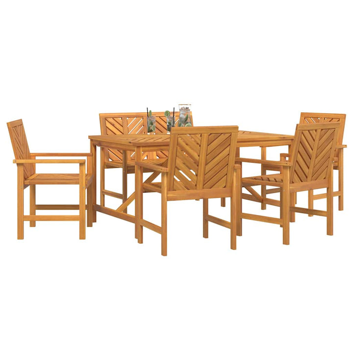 Have Spisebordssæt 6 pcs Brun 150 x 90 x 74 cm