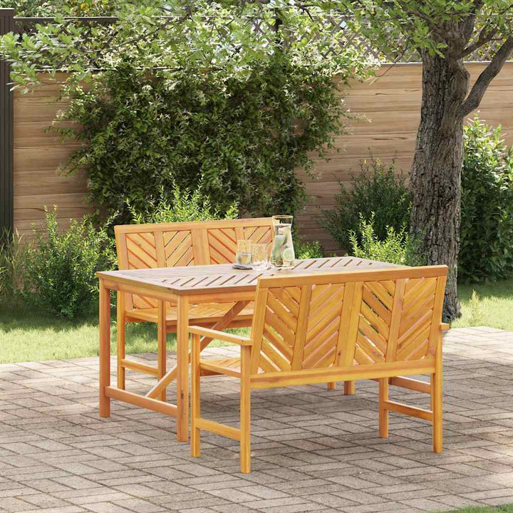 Have Spisebordssæt 3 pcs Brun 150 x 90 x 74 cm