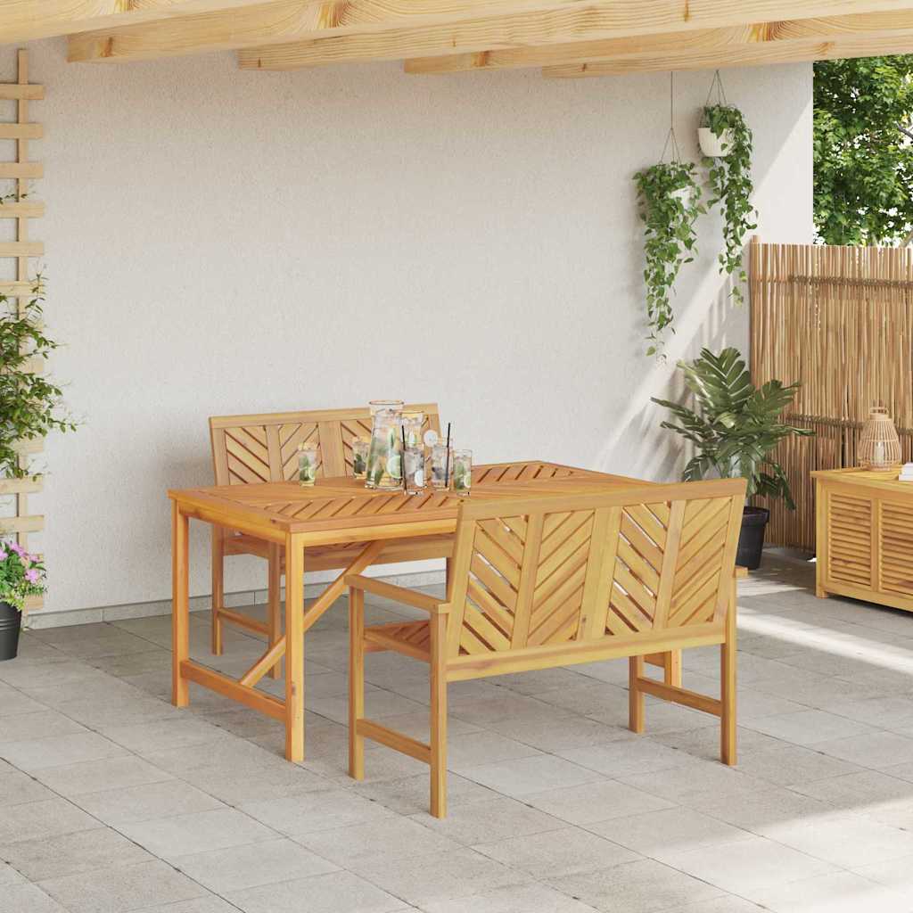 Have Spisebordssæt 3 pcs Brun 150 x 90 x 74 cm