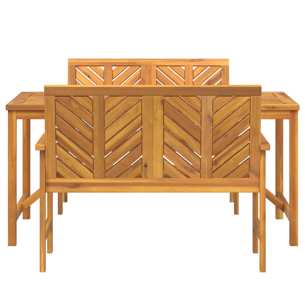 Have Spisebordssæt 3 pcs Brun 150 x 90 x 74 cm