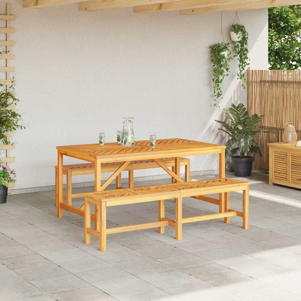 Have Spisebordssæt 3 pcs Brun 150 x 90 x 74 cm