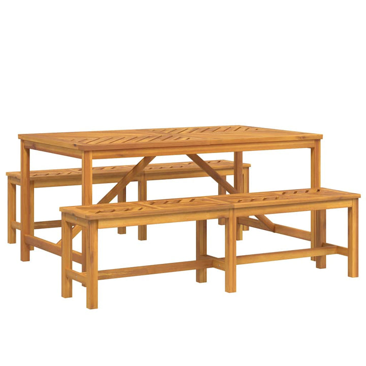 Have Spisebordssæt 3 pcs Brun 150 x 90 x 74 cm