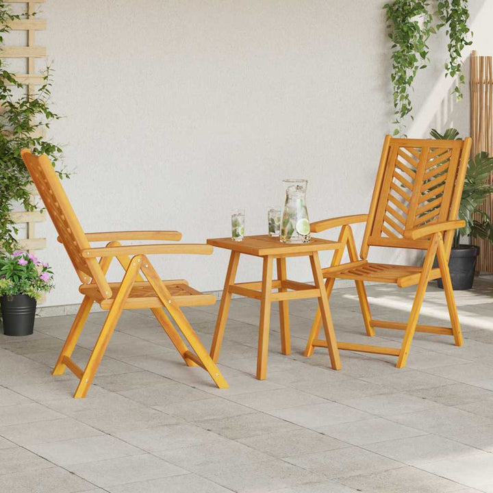 Have Bistro Sæt 3 pcs Brun Massivt akacietræ