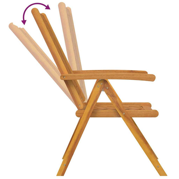 Have Spisebordssæt 3 pcs Brun 90 x 90 x 74 cm Massivt akacietræ