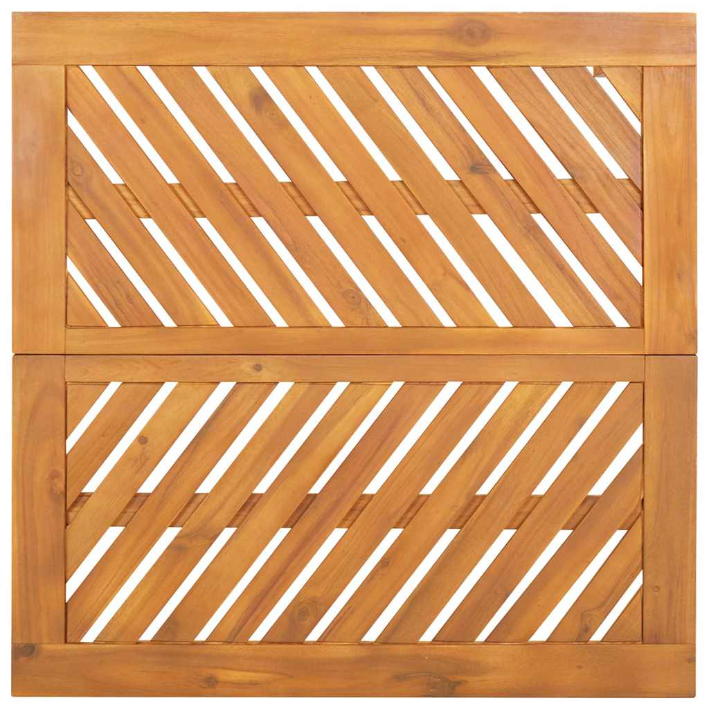 Have Spisebordssæt 3 pcs Brun 90 x 90 x 74 cm Massivt akacietræ
