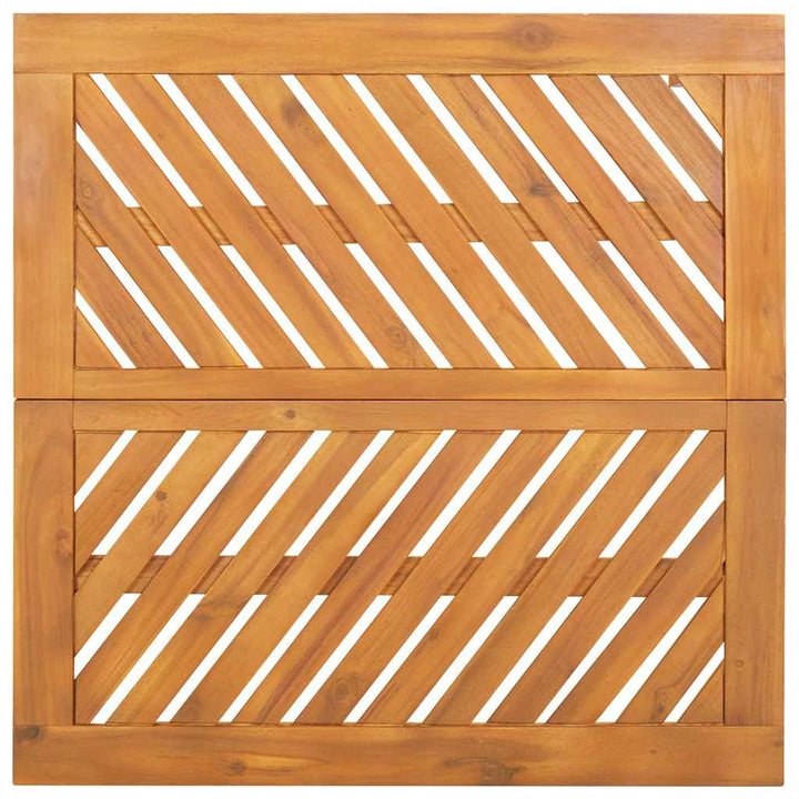 Have Spisebordssæt 5 pcs Brun 90 x 90 x 74 cm Massivt akacietræ