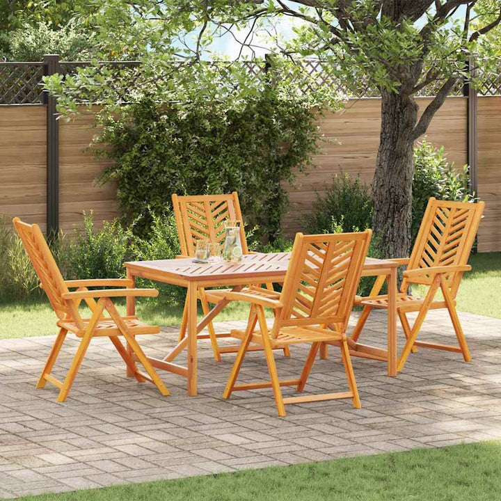 Have Spisebordssæt 5 pcs Brun 150 x 90 x 74 cm
