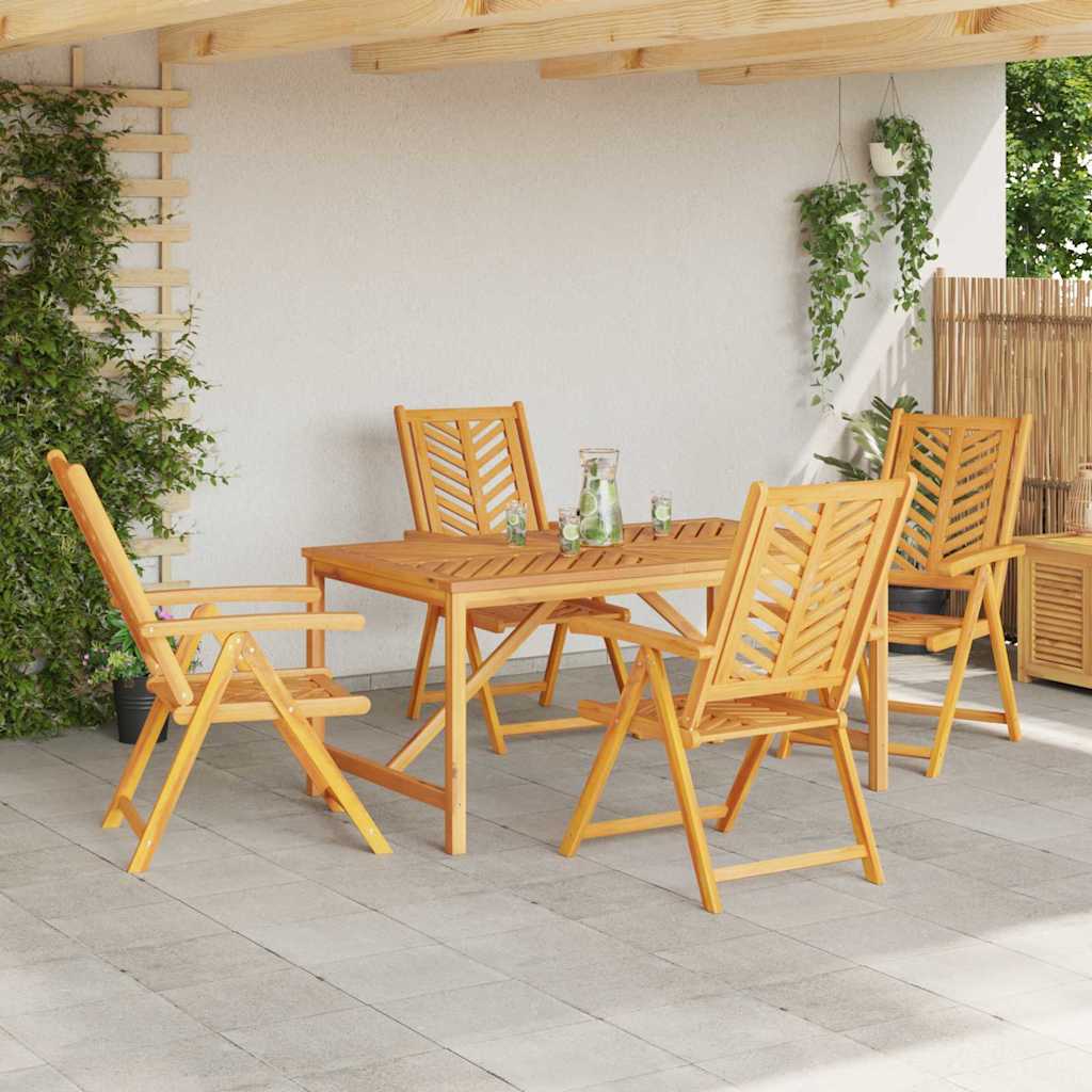 Have Spisebordssæt 5 pcs Brun 150 x 90 x 74 cm