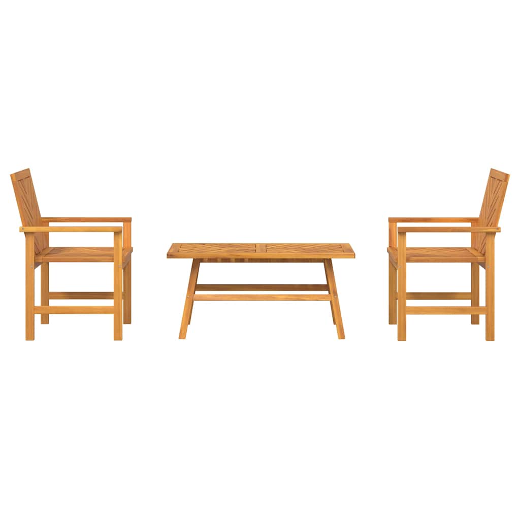 Have lounge sæt Brun Massivt akacietræ