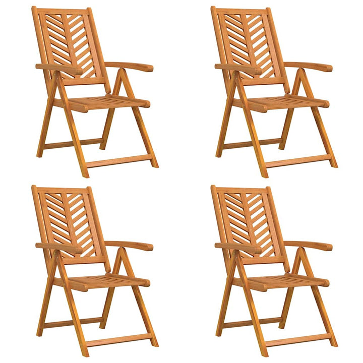 Rygning stol 4 pcs Brun 57 x 71 x 90 cm træ