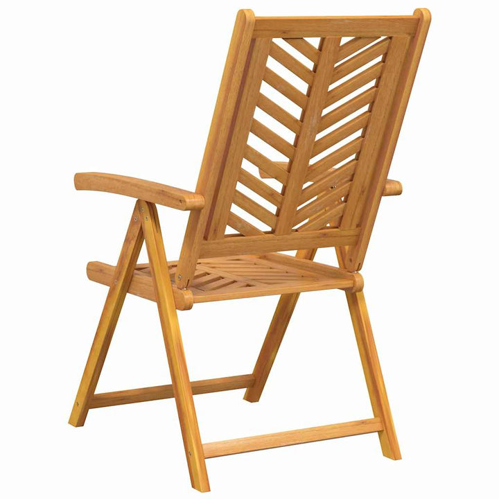 Rygning stol 4 pcs Brun 57 x 71 x 90 cm træ