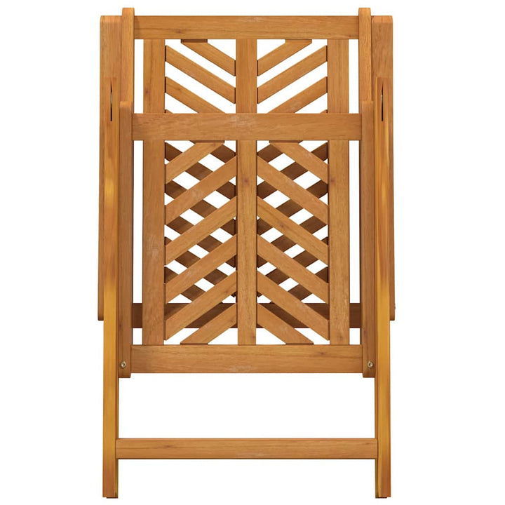 Rygning stol 4 pcs Brun 57 x 71 x 90 cm træ