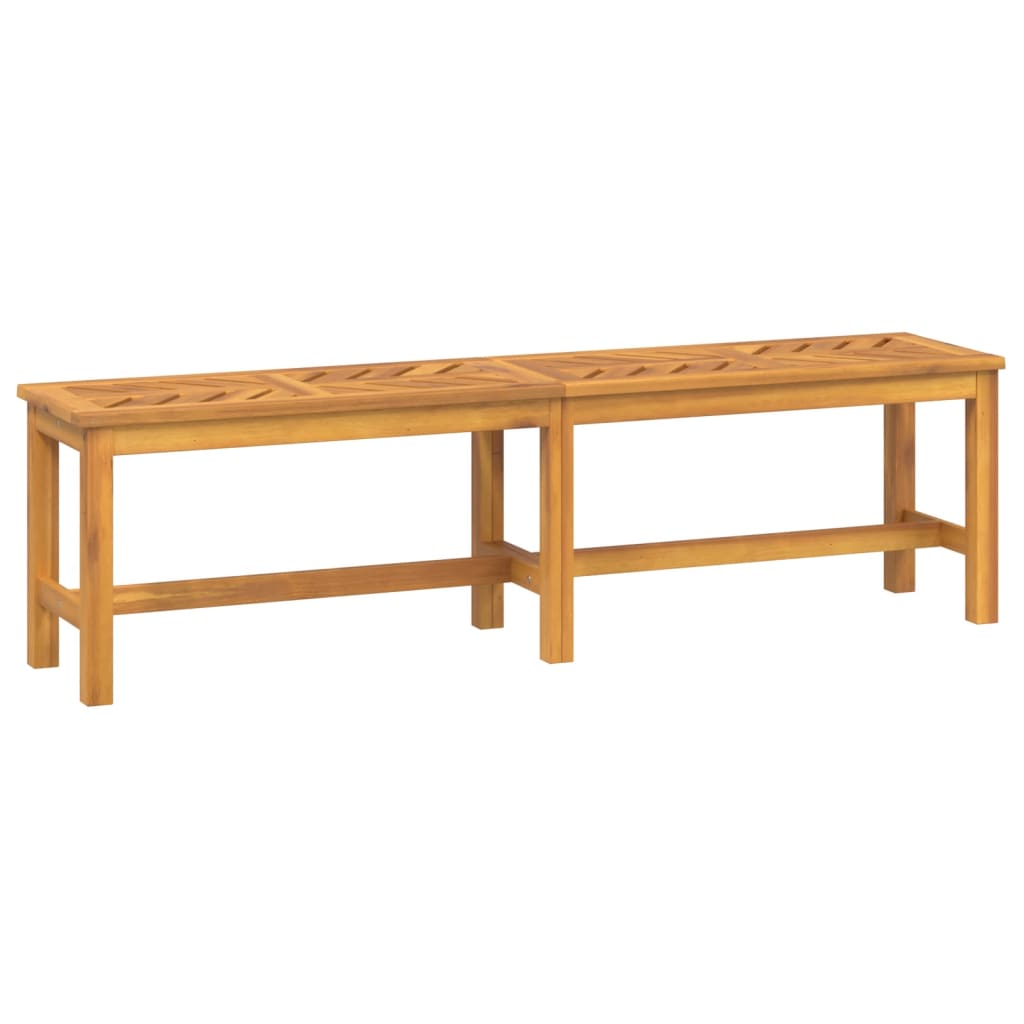 havebænk 150 cm massivt akacietræ