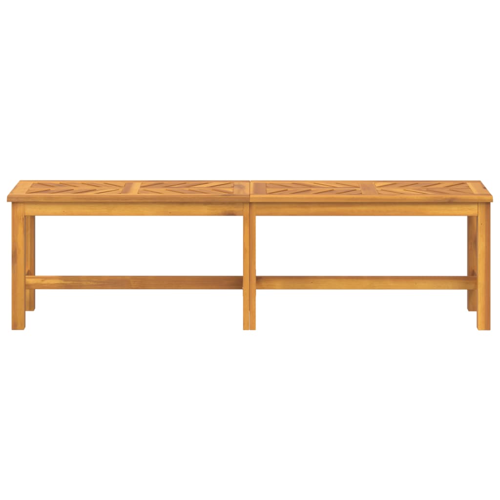 havebænk 150 cm massivt akacietræ