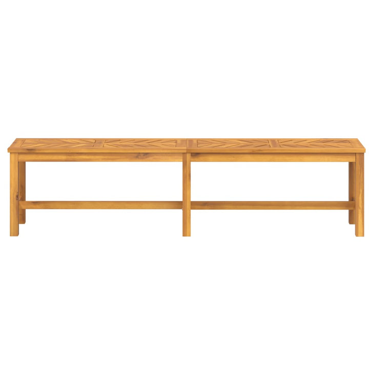 havebænk 180 cm massivt akacietræ