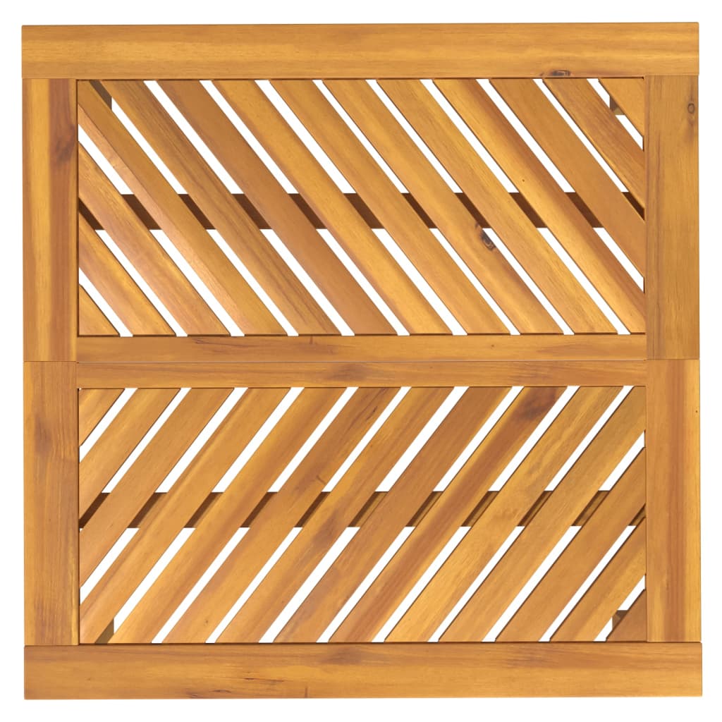havebord 90x90x74 cm massivt akacietræ