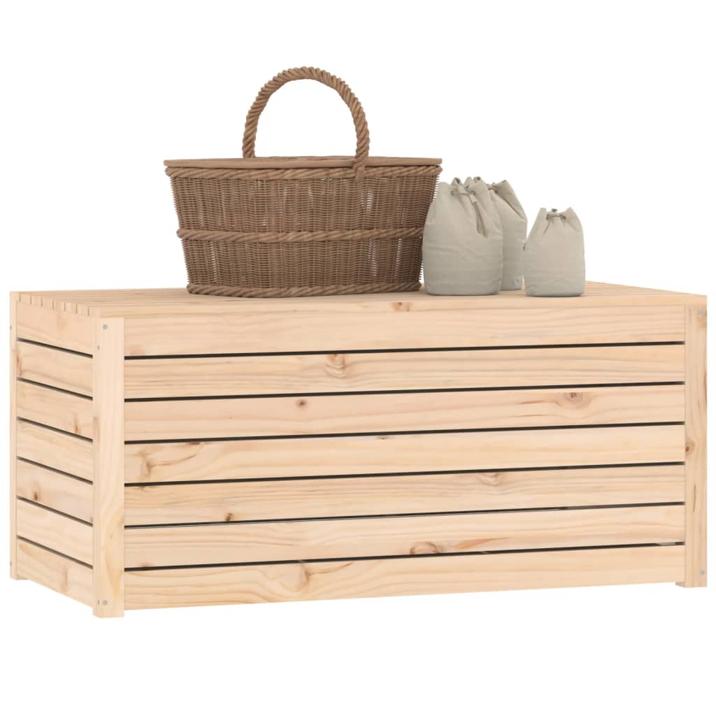 havekasse 101x50,5x46,5 cm massivt fyrretræ