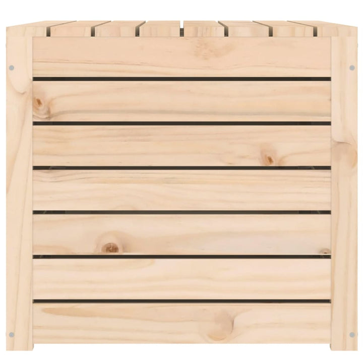 havekasse 101x50,5x46,5 cm massivt fyrretræ