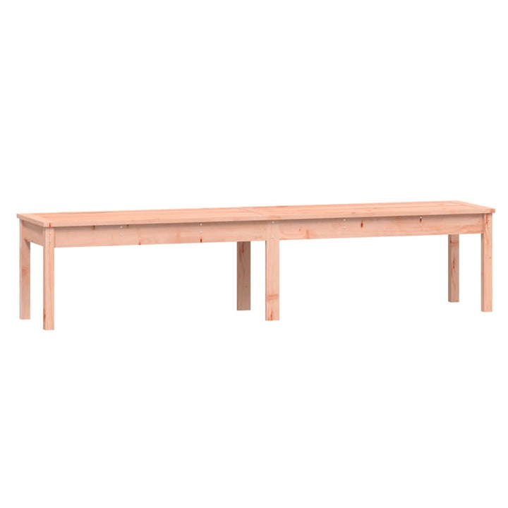 2-personers havebænk 203,5x44x45 cm massivt douglasgran
