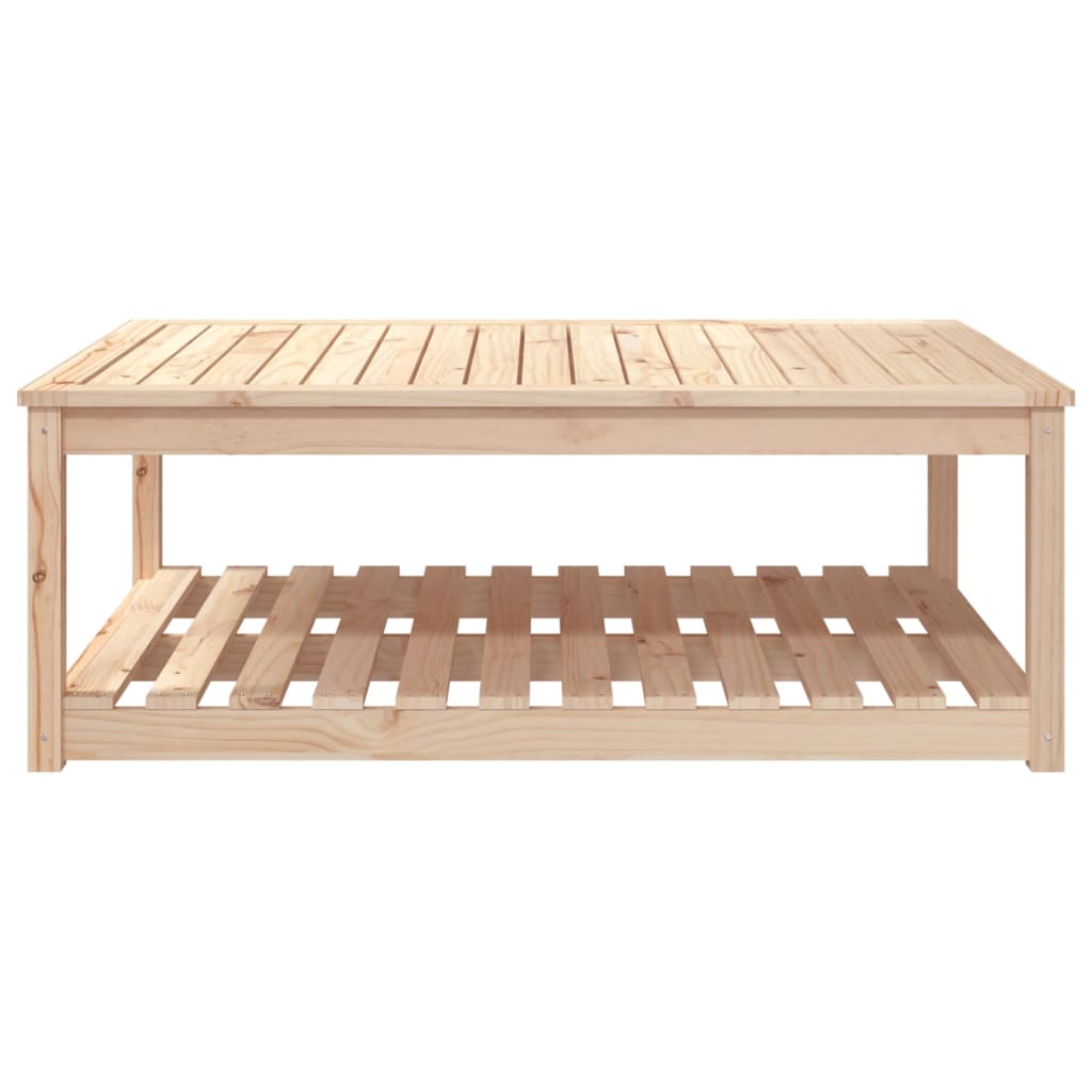 havebord 121x82,5x45 cm massivt fyrretræ