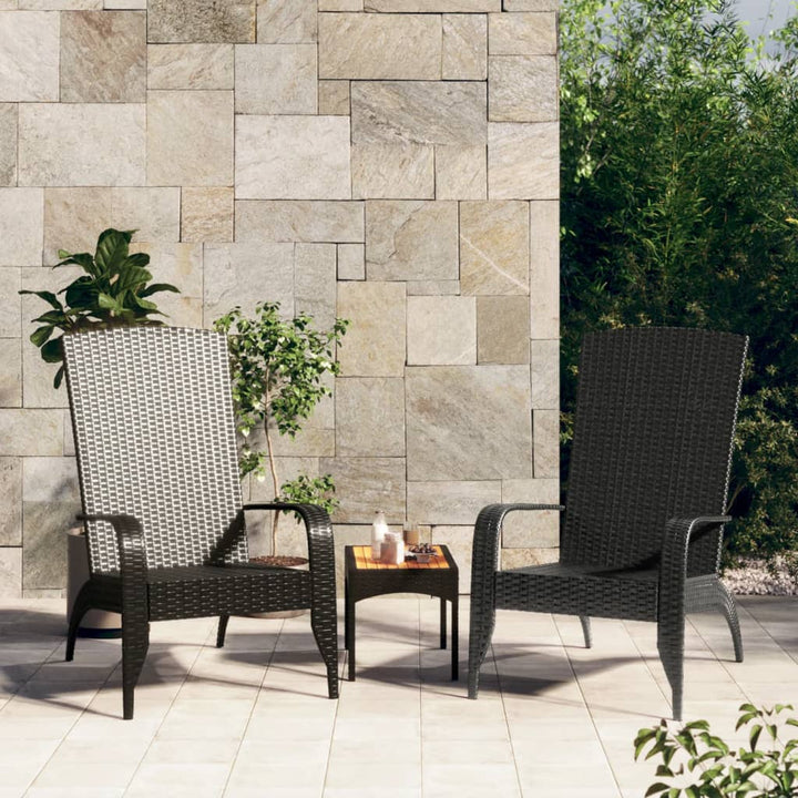 havestol Adirondack sort polyrattan