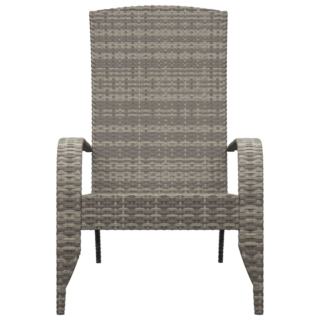 havestol Adirondack grå polyrattan
