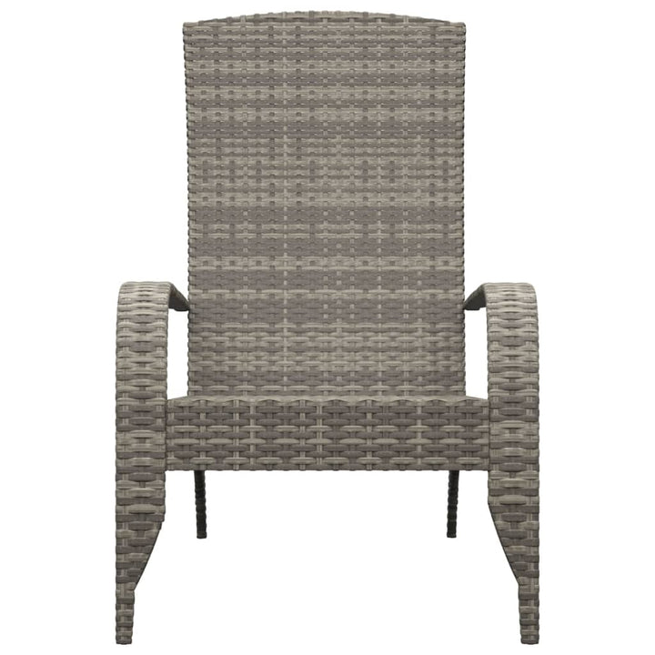 havestol Adirondack grå polyrattan